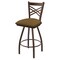 Holland Bar Stool Co 30" Swivel Bar Stool, Brnz Finish, Canter Saddle Seat X820 - alternate 1